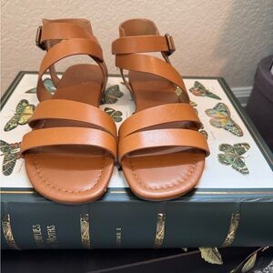 Franco Sarto Genji Cognac Sandals